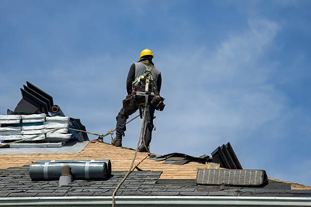 Professional Metal Roofing technician working in Norfolk, MA